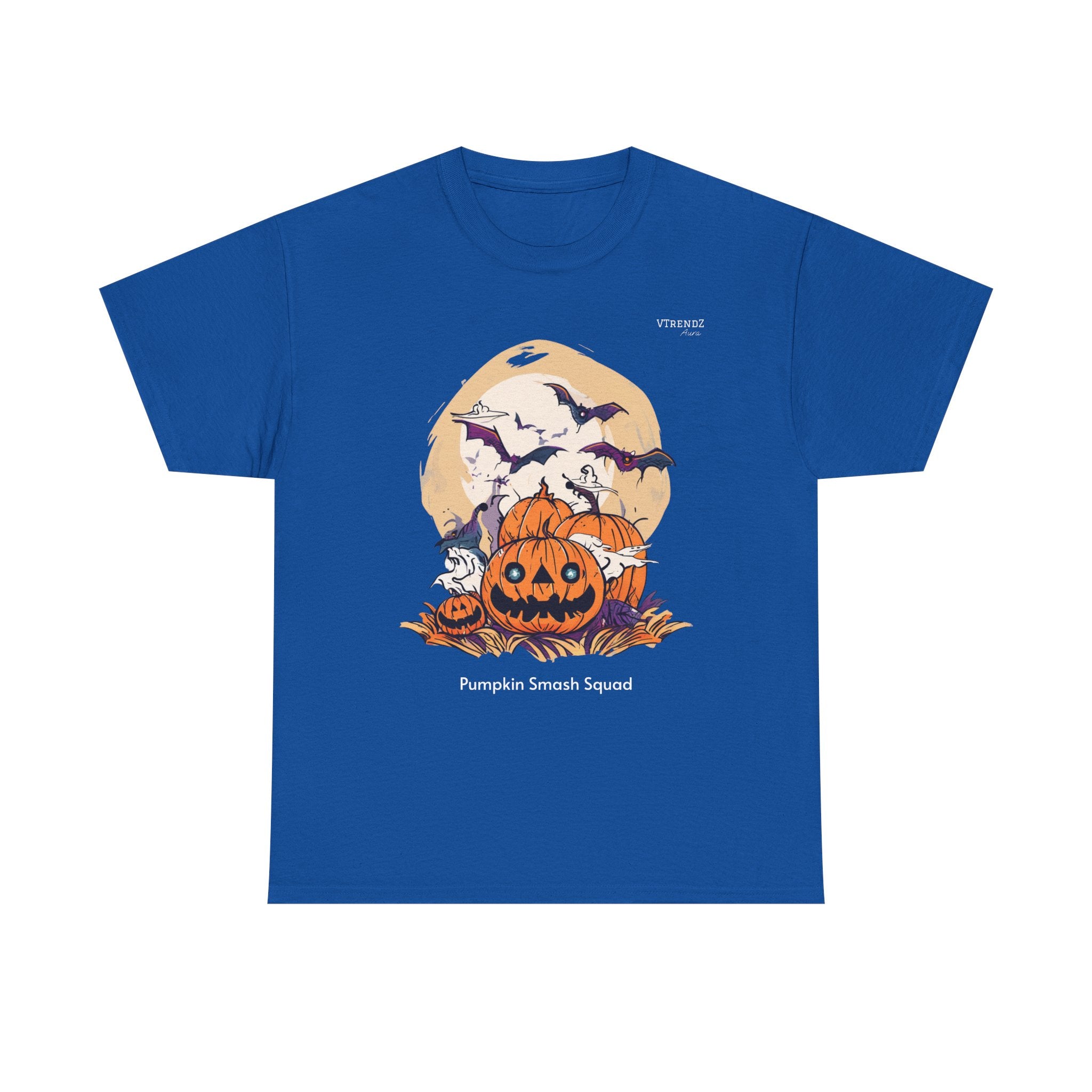 Halloween Pumpkin Smash Squash Tee, Spooky Season Shirt, Unisex Cotton T-Shirt, Fall Fashion, Halloween Party Outfit