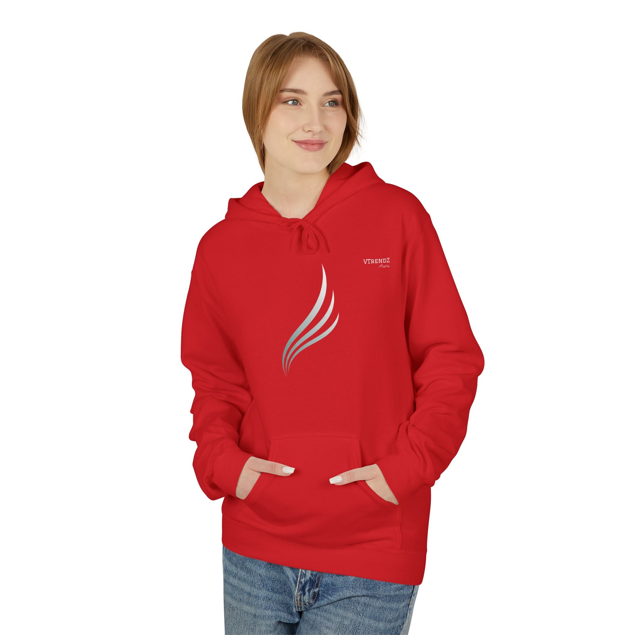 Modern Minimalist Fleece Hoodie | Unisex Pullover, Cozy Sweatshirt, Graphic Hoodie, Gift for Him/Her, Casual Wear