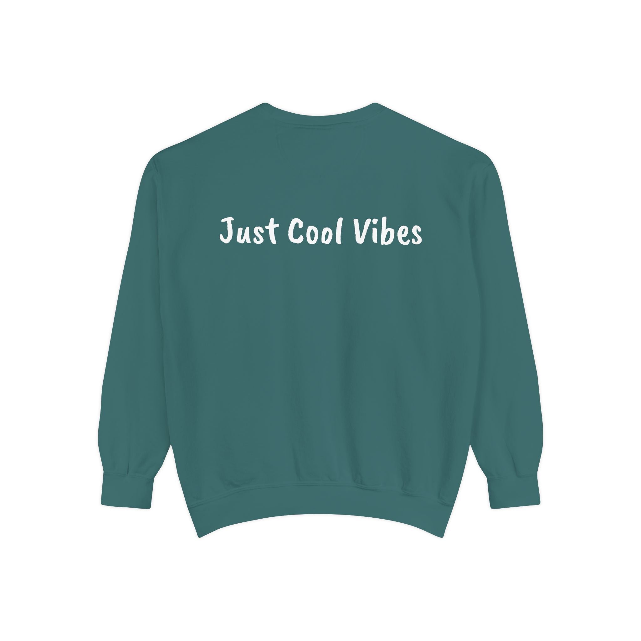 Chill Cat Sweatshirt, Unisex Garment-Dyed, Stay Cool Design, Cozy Sweatshirt, Perfect Gift for Cat Lovers, Casual Streetwear