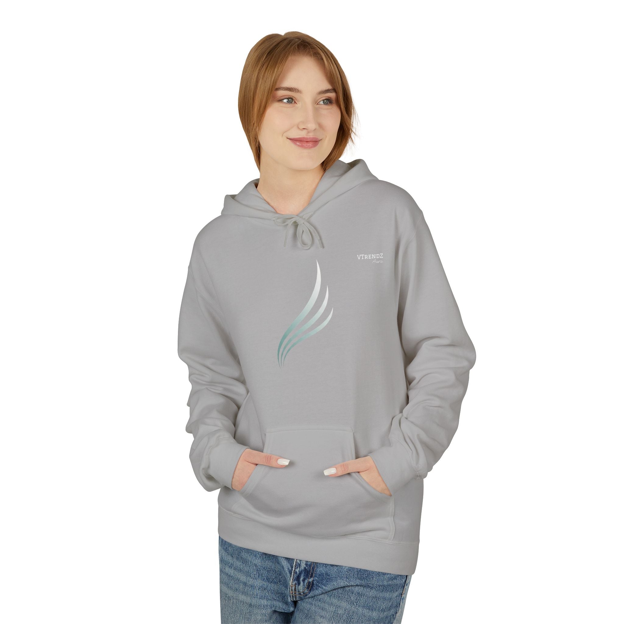Modern Minimalist Fleece Hoodie | Unisex Pullover, Cozy Sweatshirt, Graphic Hoodie, Gift for Him/Her, Casual Wear