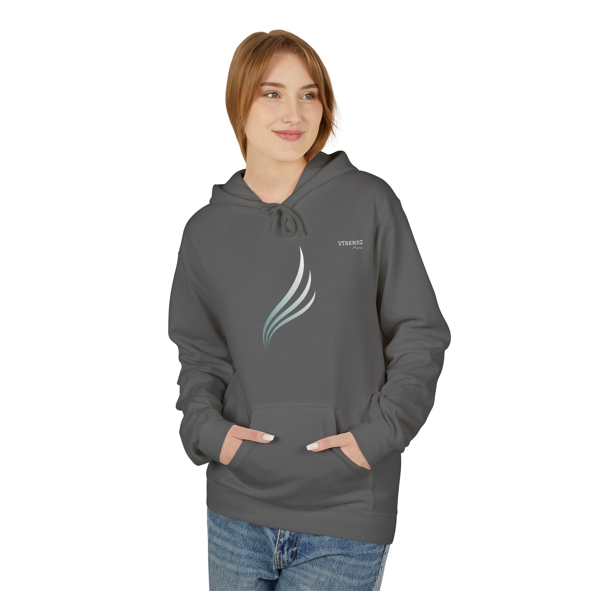 Modern Minimalist Fleece Hoodie | Unisex Pullover, Cozy Sweatshirt, Graphic Hoodie, Gift for Him/Her, Casual Wear