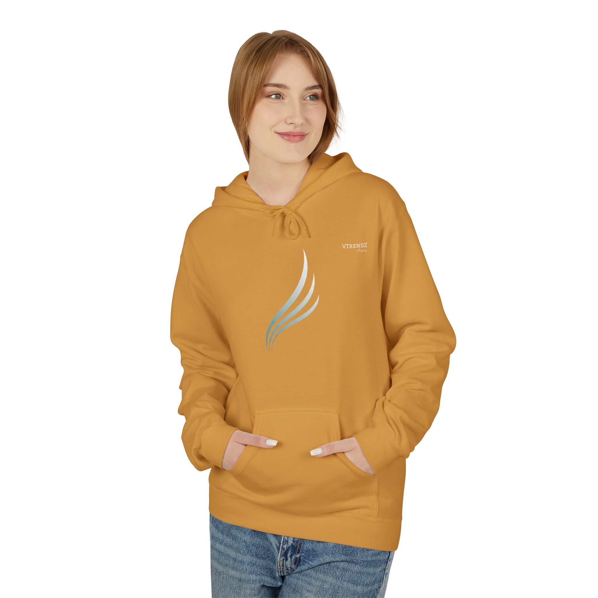 Modern Minimalist Fleece Hoodie | Unisex Pullover, Cozy Sweatshirt, Graphic Hoodie, Gift for Him/Her, Casual Wear