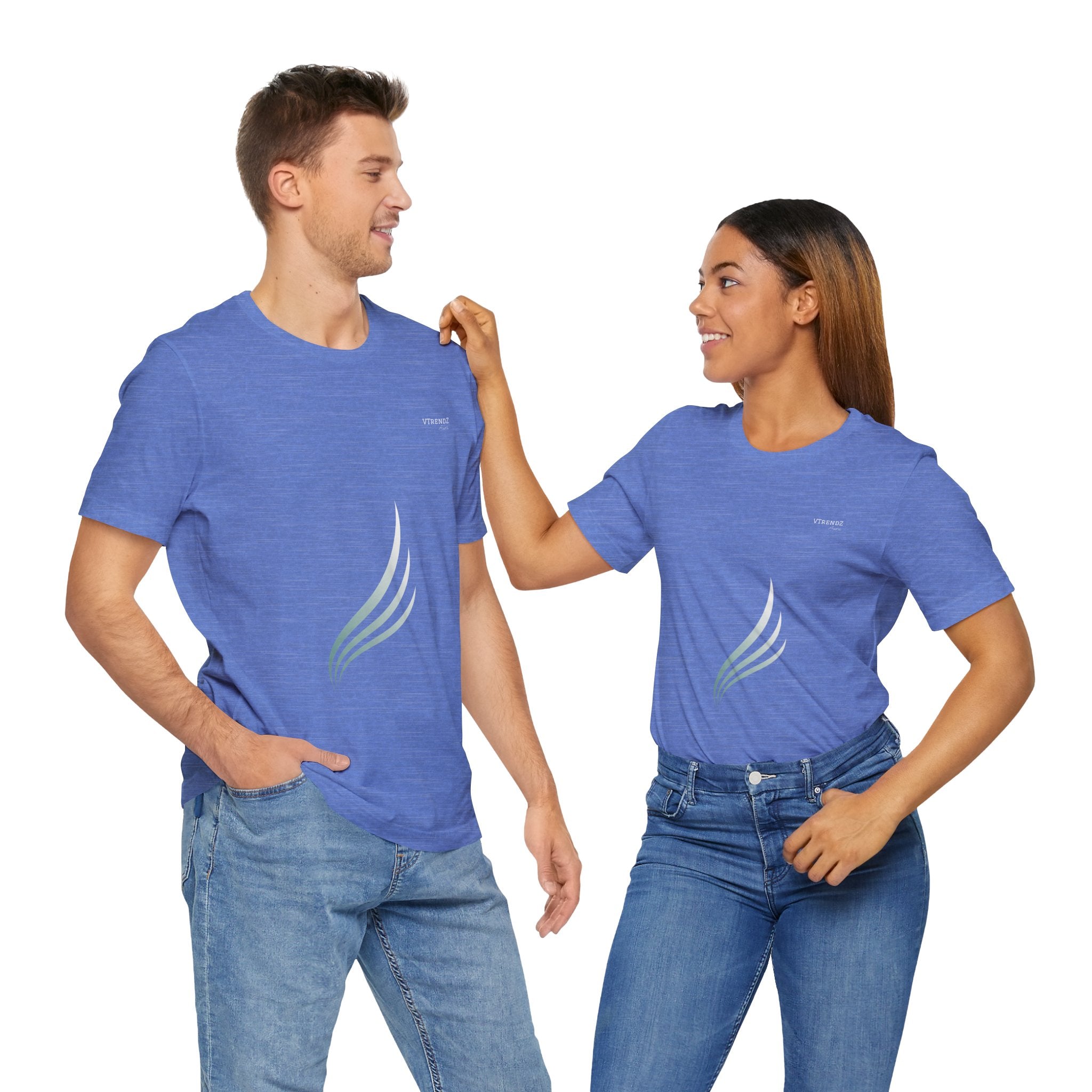 VTrendz Aura Unisex Minimalist T-Shirt – Soft Cotton Classic Fit