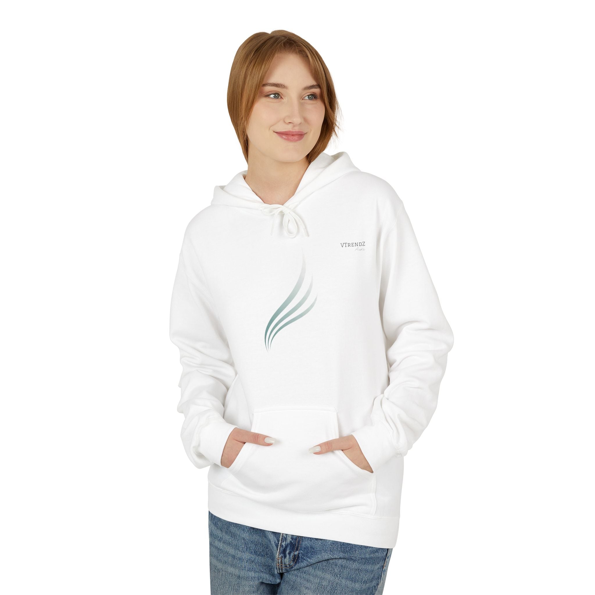 Modern Minimalist Fleece Hoodie | Unisex Pullover, Cozy Sweatshirt, Graphic Hoodie, Gift for Him/Her, Casual Wear