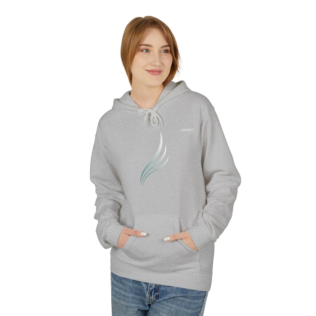 Modern Minimalist Fleece Hoodie | Unisex Pullover, Cozy Sweatshirt, Graphic Hoodie, Gift for Him/Her, Casual Wear